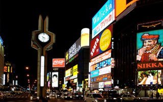 札幌市すすきのの夜景