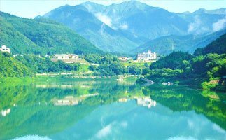 赤谷湖の景色