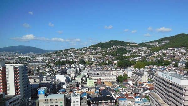 辰口温泉の一望