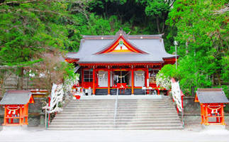 竜宮城の乙姫様の神社の画像